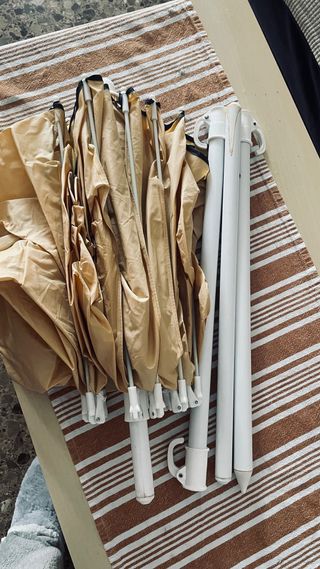 Sombrilla Decathlon Amarilla