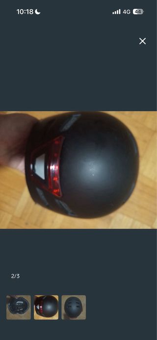 Casco Bici/Patinete con Luz