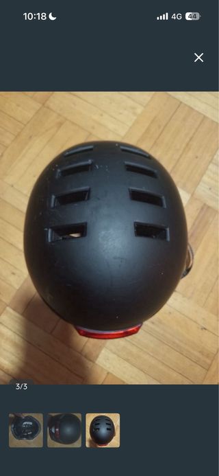 Casco Bici/Patinete con Luz