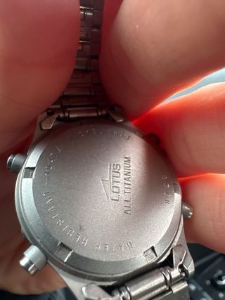 Reloj Lotus Titanium cronógrafo original – vintage