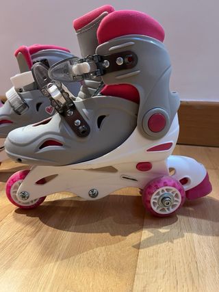 Pack patines infantiles talla 30–33 + extras