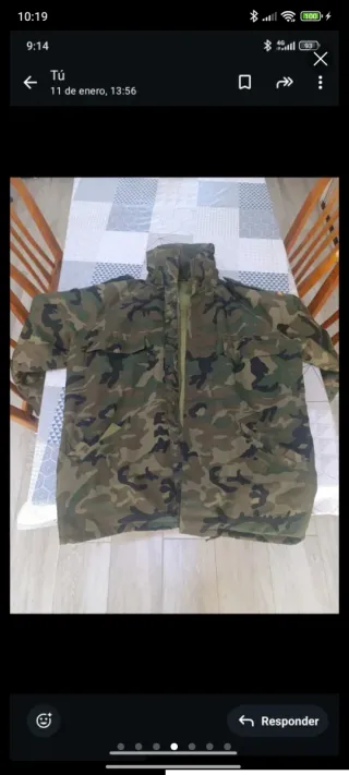 Anorak Ejército Español Talla l XL
