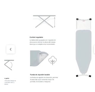 Tabla de planchar plegable