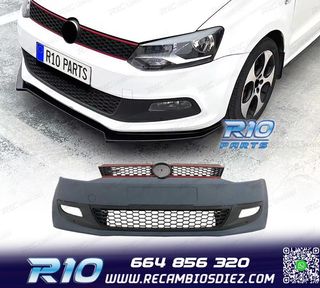PARAGOLPES DELANTERO VOLKSWAGEN VW POLO 6R 09-14 LOOK GTI