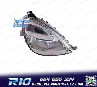 FARO DCH MERCEDES CLASE A W168 97-04 FUNDO CROMO