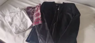 Lote 2 Camisas y Cazadora Negra