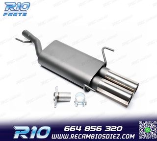 SILENCIOSO ESCAPE PARA OPEL ASTRA 1998-2009 x2