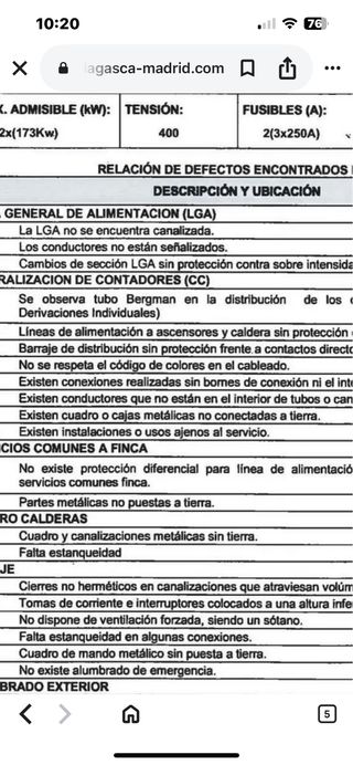 Subsanacion de defectos OCA