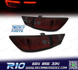 PILOTOS PARA RENAULT CLIO 4 13-16 LIGHT BAR ROJO AHUMADO