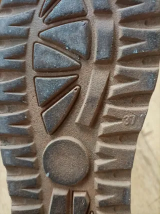 Botas de pelito beige