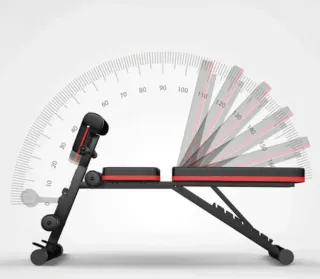 Banco de Gimnasio versátil con bandas elásticas.