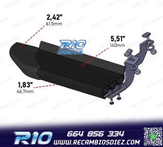 ESTRIBERAS ESTRIBOS NEGRO SRANGE ROVER EVOQUE