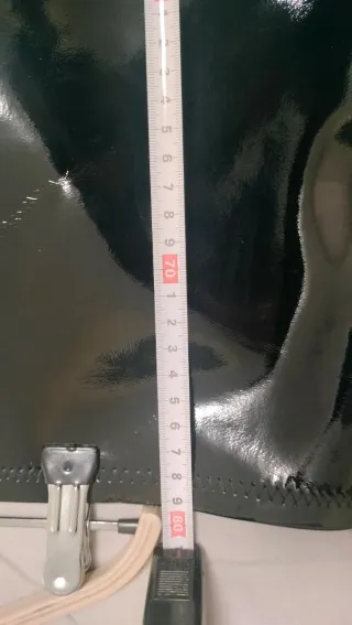 Botas charol brillantes altas T40