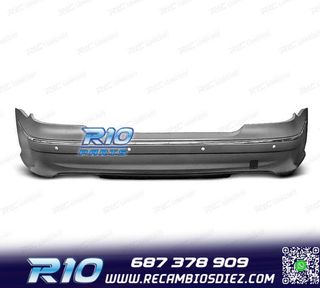 PARAGOLPES TRASERO MERCEDES CLASE E W211 03-09 LOOK AMG PDC