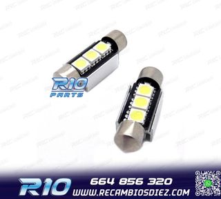 BOMBILLA LED CANBUS FESTOON C5W 36MM
