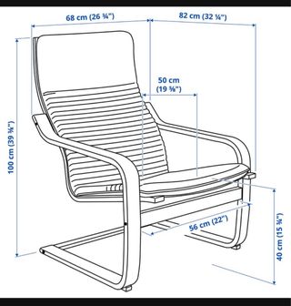 Butaca de madera Ikea