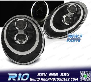 FAROS PARA PORSCHE CARRERA 997 04-09 OJOS ANGEL XENON FONDO