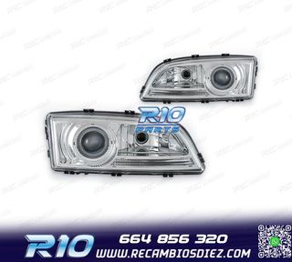 FAROS PARA VOLVO S70 V70 97-99 FONDO CROMO