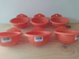 Lote de 6 portanidos para canarios