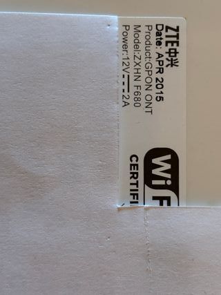 Router Jazztel ZXHN F680 P GPON ONT