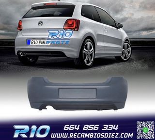 PARAGOLPES TRASERO VOLKSWAGEN VW POLO 6R 09-17 LOOK R