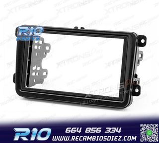 MARCO NEGRO RADIO 2-DIN PARA SKODA VOLKSWAGEN VW SEAT