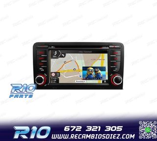 RADIO GPS ANDROID 12 AUDI A3 8P 8PA S3 RS3 03-12