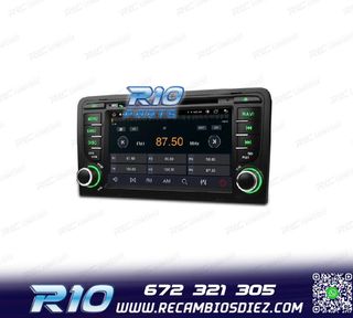RADIO GPS ANDROID 12 AUDI A3 8P 8PA S3 RS3 03-12