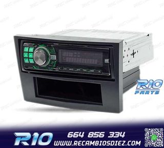 MARCO NEGRO RADIO 1-DIN PARA OPEL ASTRA H DAEWOO CORSA D ZAF