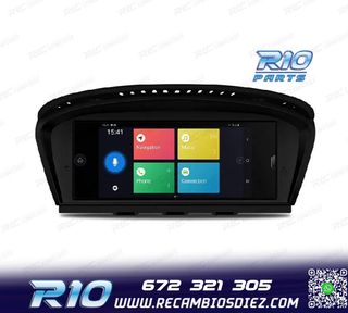RADIO GPS ANDROID 12 BMW SERIE 3 E90 E91 E92 E93 SERIE 5 E60