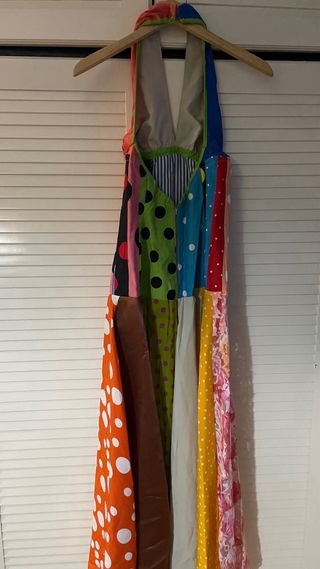 Vestido Flamenca Diseño Exclusivo Multicolor