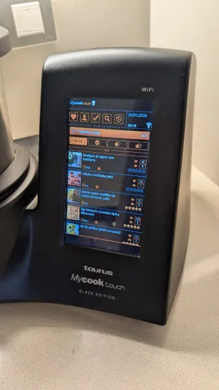 Robot Cocina Taurus Mycook Touch Black Edition