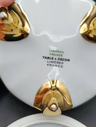 Caja joyero Limoges con patas