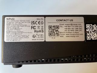 Mini PC Nipogi Negro