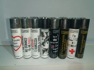 Serie Clipper - Accendini con Grafiche Varie
