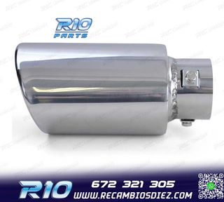 COLA ESCAPE UNIVERSAL ACERO INOX OVALADO 88MM