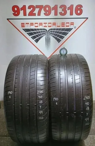 255 40 18 Y GOODYEAR RUEDA AL 90% VIDA UTIL