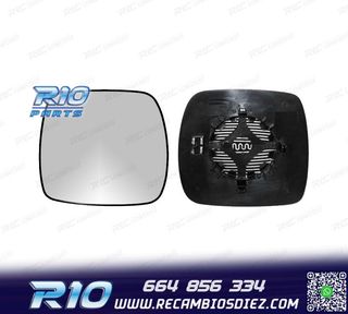 CRISTAL ESPEJO + BASE REVERSIBLE IZQUIERDO / DERECHO RENAULT
