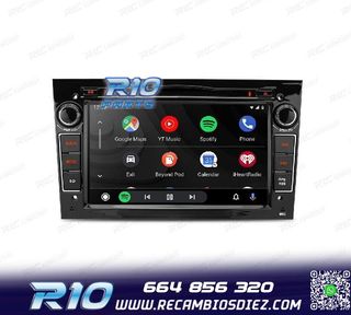 RADIO GPS ANDROID 11 PARA OPEL ASTRA H VIVARO ZAFIRA VECTRA