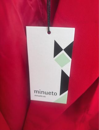 Chaqueta Minueto Roja Talla L Nueva