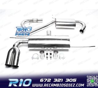 SILENCIOSO ESCAPE AUDI A3 8P 03-12 DOBLE VISIBLE