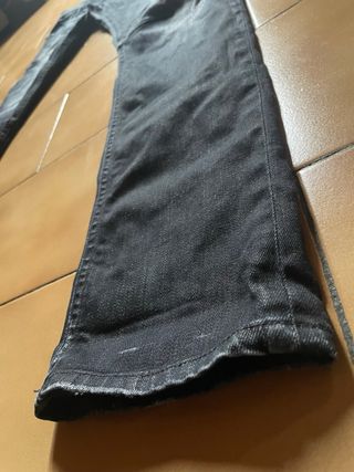 Balmain Jeans Skinny Grigio Nero Uomo 38