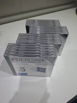 20 Carcasas CD Estándar
