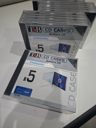 20 Carcasas CD Estándar