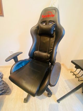 Silla Gaming Ergonómica Rainbow Negra