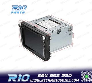 RADIO GPS ANDROID 11 PARA VOLKSWAGEN VW SEAT SKODA CARPLAY F