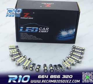 KIT 20 BOMBILLAS LED INTERIOR AUDI A4 S4 B8 QUATTRO AVANT