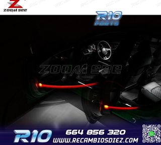 KIT 18 BOMBILLAS LED INTERIOR AUDI A7 S7 RS7 C7 QUATTRO 2011