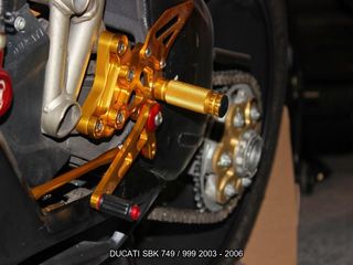 Estriberas retrasadas DUCATI SBK 749 999 2003 2006
