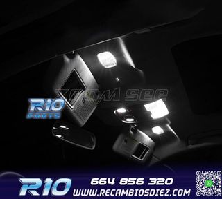 KIT 16 BOMBILLAS LED INTERIOR AUDI Q5 09-16